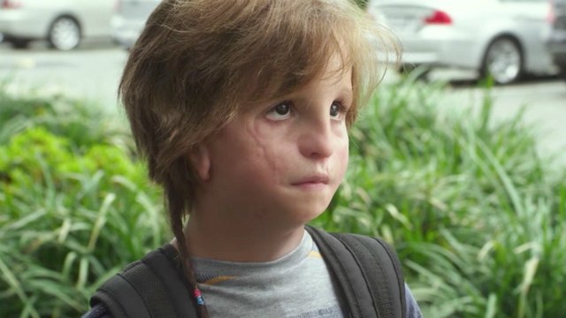 Filme conta a histria de Auggie (Jacob Tremblay), menino que nasceu com uma deformidade facial. Foto: Lionsgate Films/Divulgao