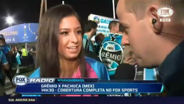 reporter da em cima ao vivo de torcedora adolescente em jogo do gremio e gera indignacao viver diario de pernambuco