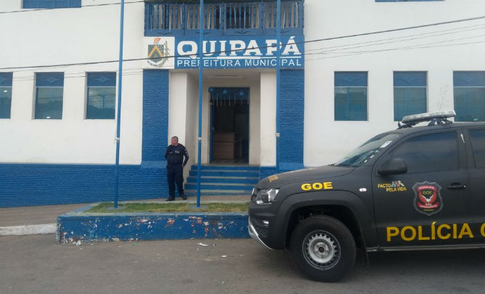 Operao tenta desarticular grupo criminoso que desviou recursos da Prefeitura de Quipap. Foto: Polcia Civil/ Divulgao