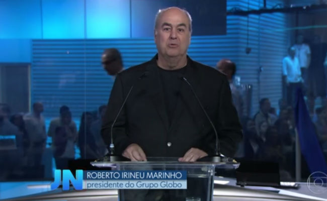 Roberto Irineu Marinho desempenhará outras funções no grupo. Foto: Globo/Reprodução Roberto Irineu Marinho desempenhará outras funções no grupo. Foto: Globo/Reprodução