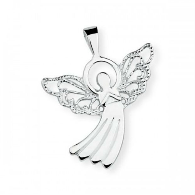 Pingente de prata Anjo da coleção de fim de ano da Prata Rara. Preço sugerido. R$ 99. Foto: Prata Rara/Divulgação Pingente de prata Anjo da coleção de fim de ano da Prata Rara. Preço sugerido. R$ 99. Foto: Prata Rara/Divulgação