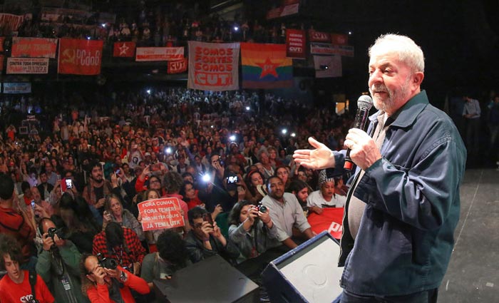 A falta do ex-presidente no julgamento pode definir seu futuro poltico, mas no traz nenhum prejuzo ao processo -  Foto: Ricardo Stuckert/Instituto Lula