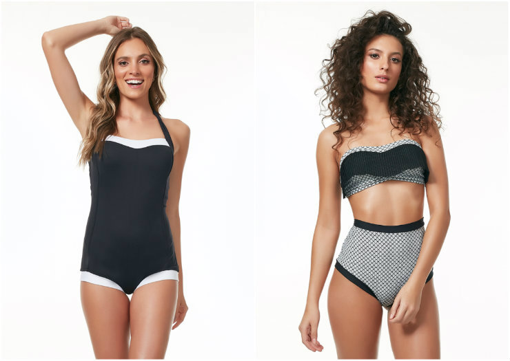 Moda praia hot sale retro