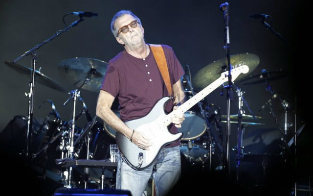 Eric Clapton durante apresentao em 2014. Foto: Hamad I Mohammed