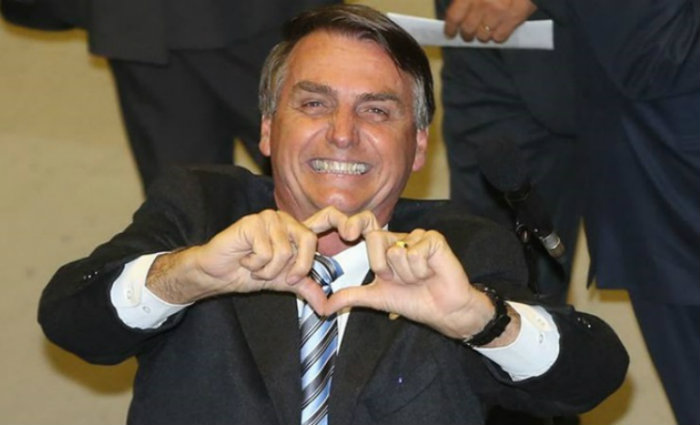 Bolsonaro ficou irritado ao ser questionado sobre seu patrimnio e o uso do auxlio-moradia. Foto: Lula Marques/Agncia PT (Foto: Lula Marques/Agncia PT)