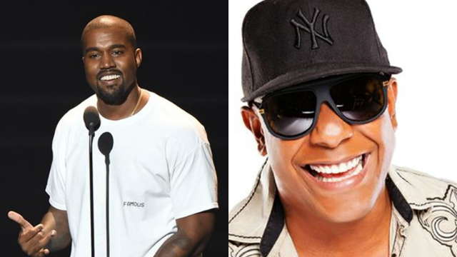 Kanye West e Mrcio Victor vo gravar o hit depois do carnaval. Foto: MTV e Instagram/Reproduo