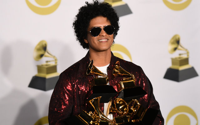 Bruno Mars foi o destaque desta edio da premiao, Foto: Don Emmert/AFP