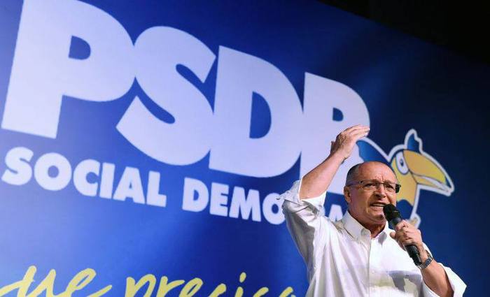 O governador de So Paulo disse ainda que se eleito far uma intensa parceria com a iniciativa privada. Foto: Evaristo Sa/AFP Photo