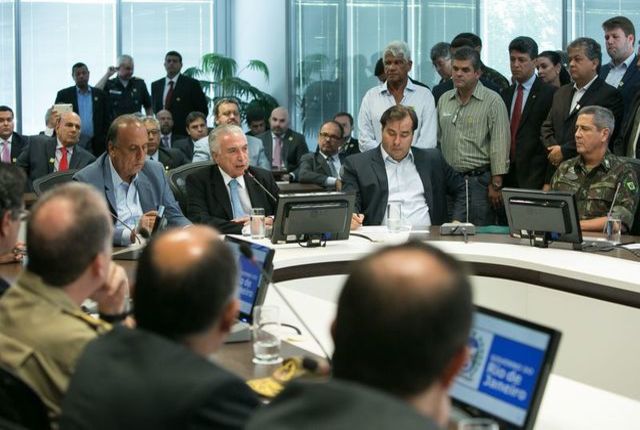 Presidente da Repblica, Michel Temer, participa de Reunio de trabalho sobre segurana. Foto: Alan Santos/PR