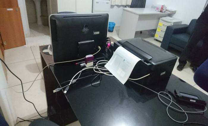 Equipamentos eletrnicos foram apreendidos: fraudes. Foto: Divulgao/ Polcia Federal