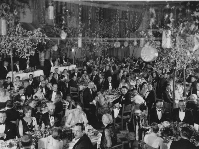 A primeira cerimnia do Oscar foi acompanhada por 270 pessoas que estavam em um salo do Hollywood Roosevelt Hotel, em Los Angeles (EUA). Foto: Divulgao/Oscars