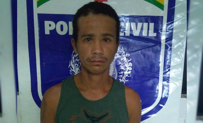 Carlos Daniel Pereira da Silva, 27 anos, foi preso em flagrante e autuado por homicdio qualificado com motivo ftil. Foto: PCPE/Divulgao