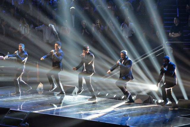 A boyband se reuniu pela primeira vez em 2013, no VMA. Foto: MTV/AFP