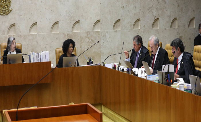 Sesso do STF que discute o habeas corpus do ex-presidente Lula. Foto Lula Marques/Liderana do PT na cmara.
 