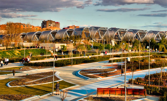 Parque Madrid Rio. Foto: Reproduo