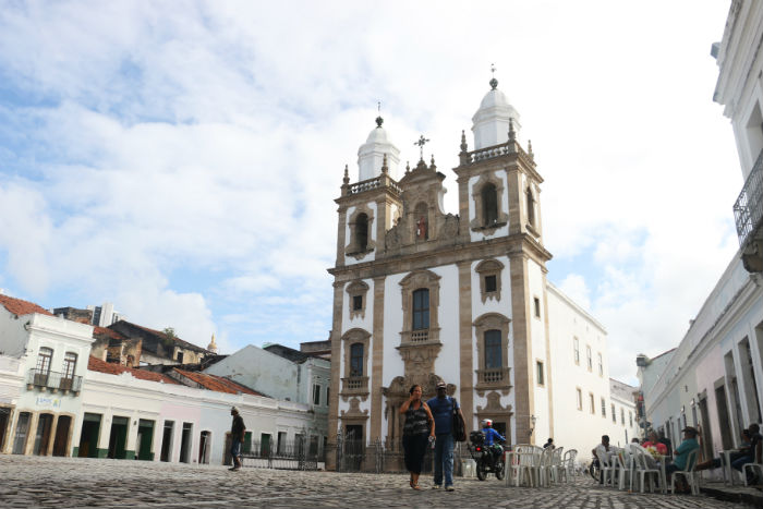 O Ptio de So Pedro, mais conhecido da capital, est cada vez mais vazio, reclamam comerciantes e frequentadores. Foto: Gabriel Melo/Esp.DP.