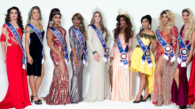 Cada concorrente representa uma cidade pernambucana. Foto: Miss Pernambuco Gay/Divulgao