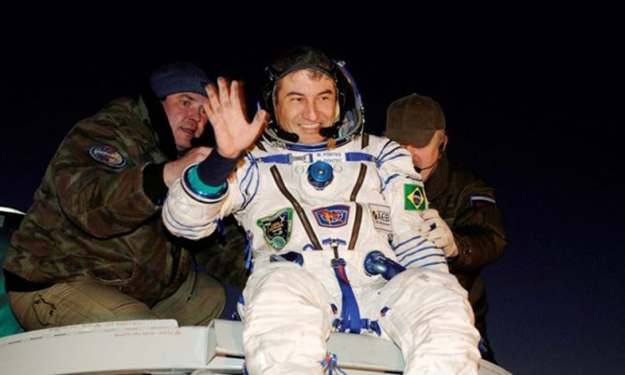 O astronauta brasileiro Marcos Pontes, quando foi ao espao em 2006. Foto: Nasa/Divulgao