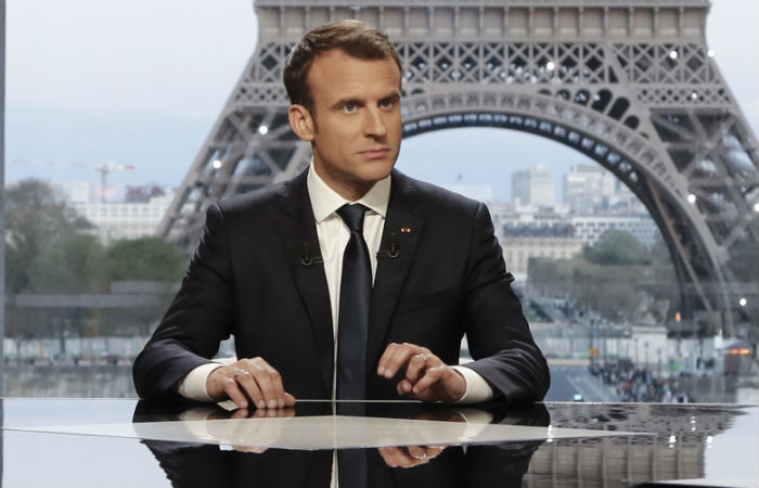 Foto: Francois Guillot / AFP (Macron tambm afirmou que a Frana deseja lanar uma iniciativa diplomtica sobre a Sria)