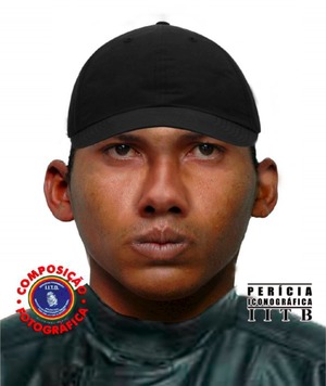 O homem, que estava sem o rosto encoberto, tem idade aparente de 23 a 25 anos. Foto: Divulgao/PCPE