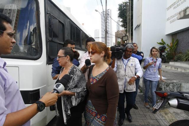 Jlia saiu da audincia sem falar com a Imprensa. Foto: Rafael Martins/DP