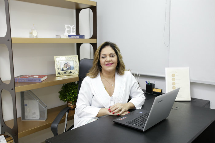 Leila Gonzaga, proprietria da Clinica de Longevidade e Emagrecimento (CLEE). Credito: Felipe Fagundes/Divulgao