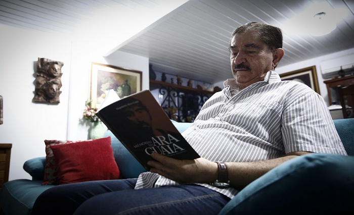 Ex-guerrilheiro, Dagoberto escreveu um livro sobre a Guerra do Araguaia. Foto: Paulo Paiva / DP
