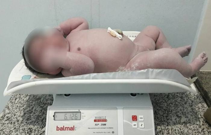 A menina, que recebeu o nome de Jennifer Elo, nasceu com 58 centmetros. Foto: Reproduo/Facebook