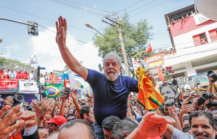 O texto de Lula ocupa um espao nobre no jornal, na capa e em sua editoria de anlise e opinies. Foto: Ricardo Stuckert/Fotos Pblicas