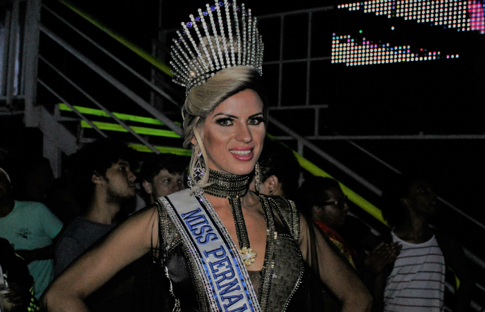 Sol Dayamon, Miss Pernambuco Gay 2018. Foto: Samuel Calado/Esp.DP
