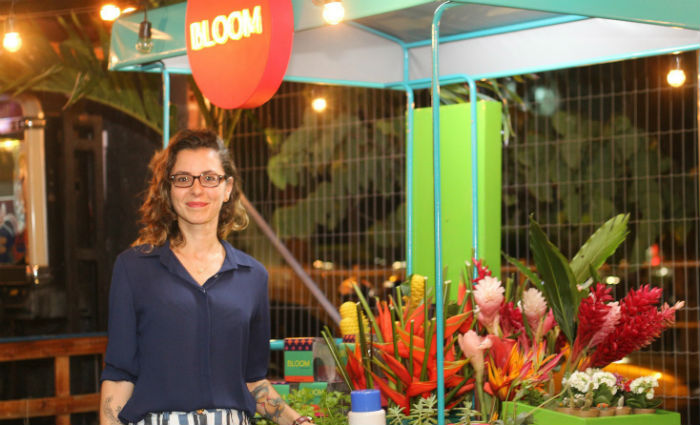 Mariana criou a Bloom com a proposta de desenvolver 69 espcies de flores e folhagens tropicais no estado. Foto: Bloom/Divulgao