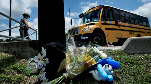 Adolescente de 17 anos matou 10 pessoas na sexta-feira (18/5) em sua escola do ensino mdio de Santa Fe, Texas. Foto: AFP/Brendan Smialowski