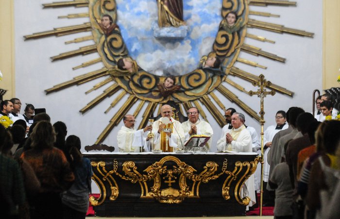 Festa de Corpus Christi tem por objetivo celebrar solenemente o mistrio da Eucaristia. Foto: Paulo Paiva/ DP 