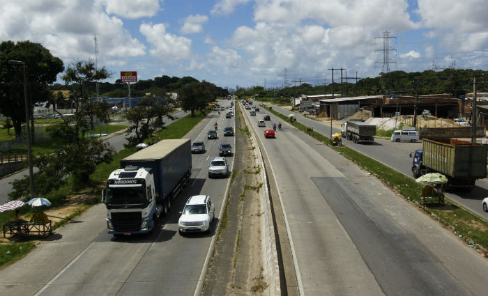 No estado, segundo o plano logstico, 86,4% das cargas so transportadas por rodovias. Foto: Shilton Araujo/Esp.DP (Foto: Shilton Araujo/Esp.DP)