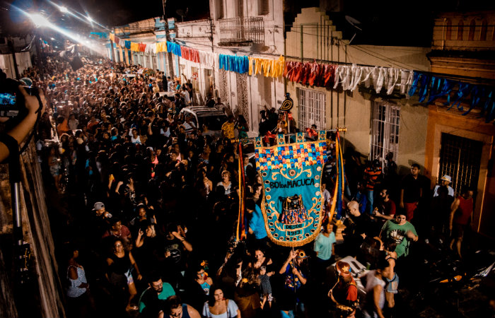 Abertura dos festejos juninos no ltimo sbado com desfile do bloco da Macuca. Foto: Kelvin Andrade/Mquina 3/Divulgao