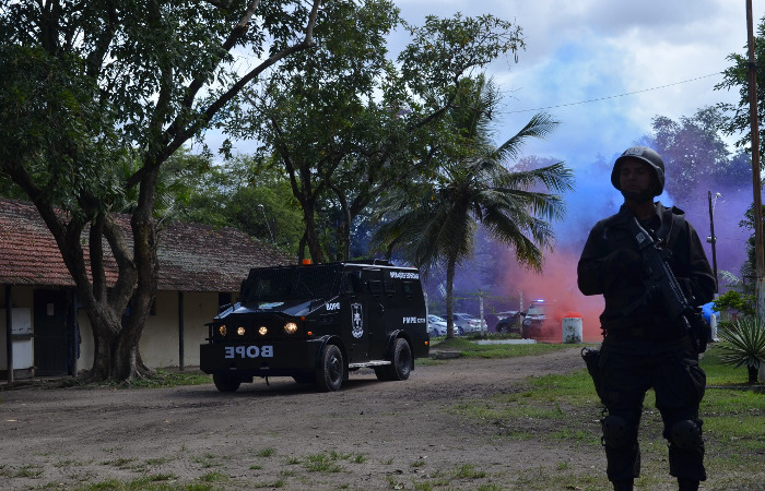 O veculo  conhecido como "Caveiro". Foto: Divulgao/Polcia Militar
