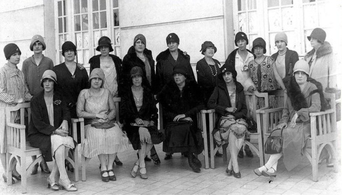 Primeiras eleitoras do Brasil, em 1928. Foto: Arquivo Nacional