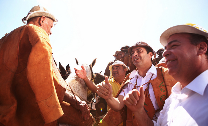 Na campanha de 2014, Paulo Cmara e Fernando Bezerra Coelho foram aliados. Foto divulgao/PSB