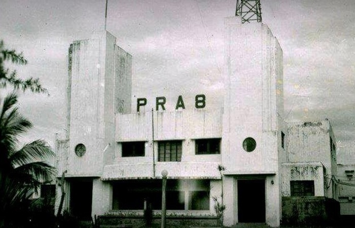 Prdio histrico da Radio Clube, a pioneira, a PRA-8
Foto: Arquivo Nacional