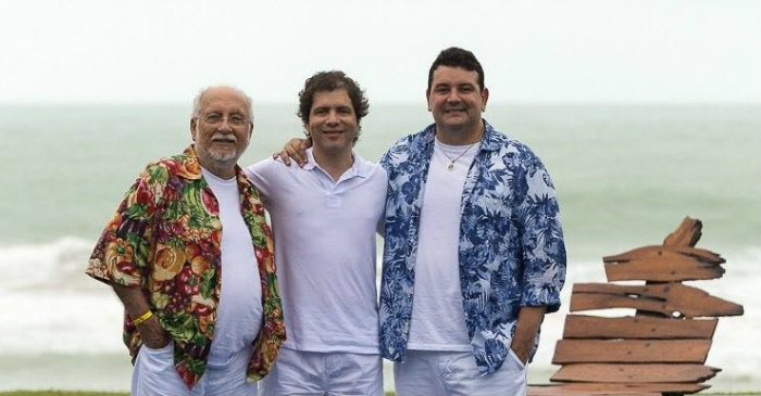 Roberto Menescal, Luciano Magno e Andr Rio. Foto: Divulgao