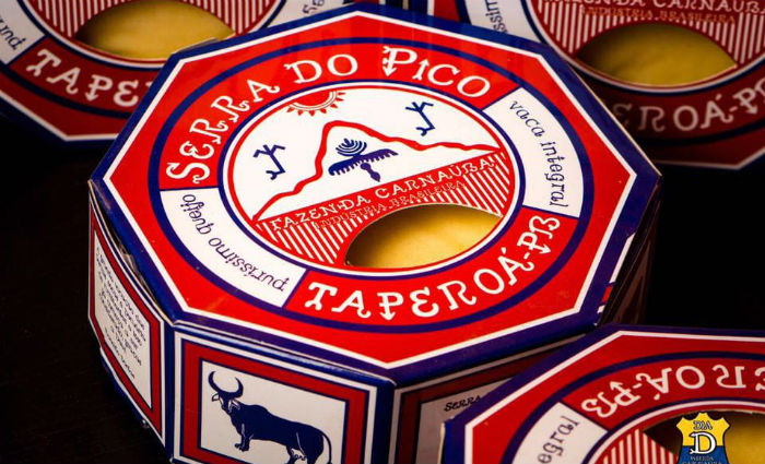 A ilustrao nas embalagens de todos os queijos so de Ariano Suassuna. Foto: Laticnios Grupiara/Divulgao
