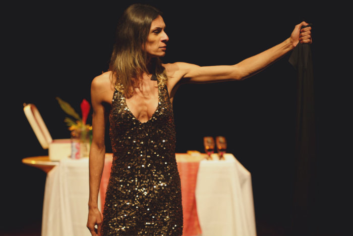 Pea protagonizada pela atriz transexual Renata Carvalho foi retirada da programao. Foto: Divulgao