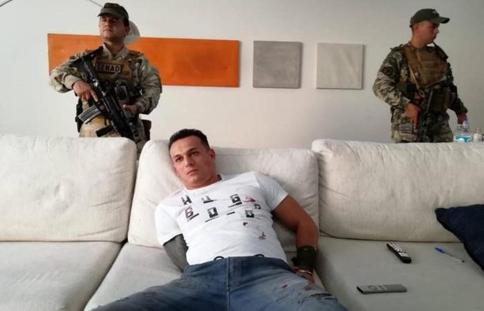 Eduardo Aparecido de Almeida, o Piska, foi acusado de ser um dos responsveis pelo sequestro da me do ex-lateral Klber. Imagem: Secretaria Nacional Antidrogas do Paraguai / Divulgao