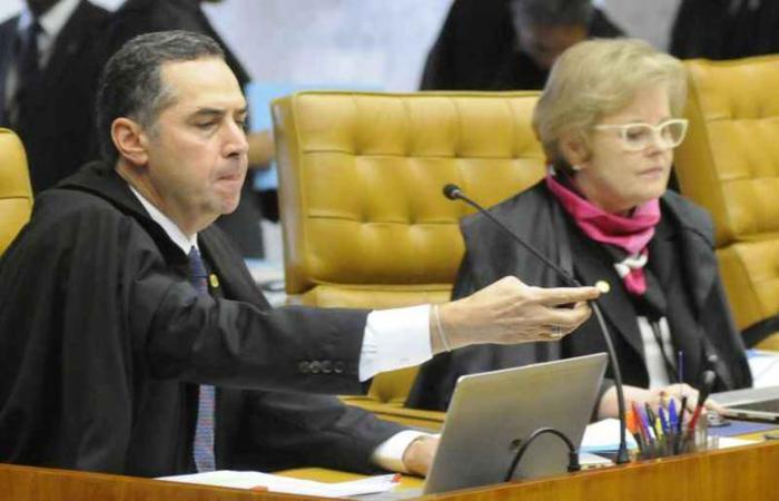 O ministro Lus Roberto Barroso pediu  presidente do TSE, Rosa Weber, para ser mantido na relatoria do registro de Lula como candidato
(foto: Carlos Moura/CB/D.A Press)