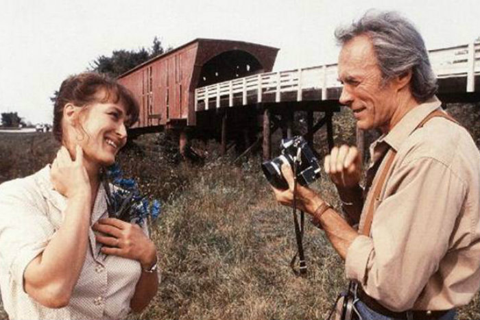 As Pontes de Madison  estrelado por Clint Eastwood e Meryl Streep. Foto: Reproduo