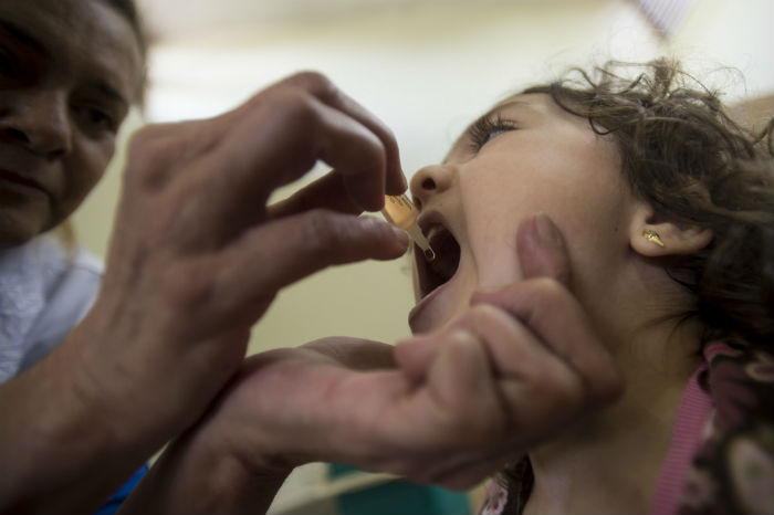 A campanha segue at o dia 31 com a meta de imunizar 95% das crianas. Foto: Marcelo Camargo/Agncia Brasil.