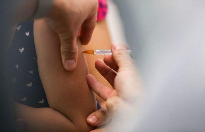 At ontem, 66,4% do pblico-alvo recebeu a vacina. Foto: Estado de Minas