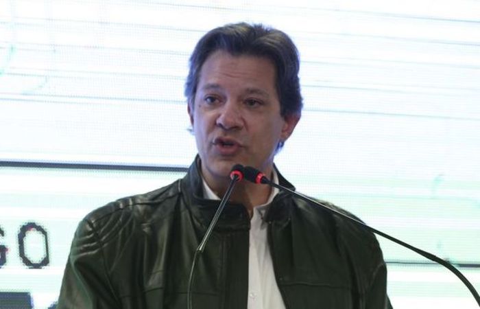 Haddad tambm criticou o impeachment da ex-presidente da Repblica Dilma Rousseff e pediu votos para o PT. Foto: Jos Cruz/ Agncia Brasil
