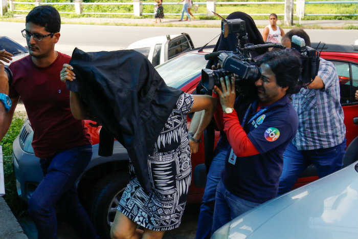 Jussara disse em depoimento que arrancou e queimou rgos genitais do marido. Foto: Marlon Diego/Esp.DP