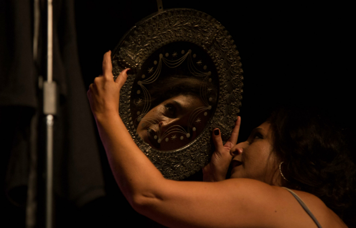 A pea Pagu discute a evoluo do papel da mulher. Foto: Rayra Martins/Divulgao